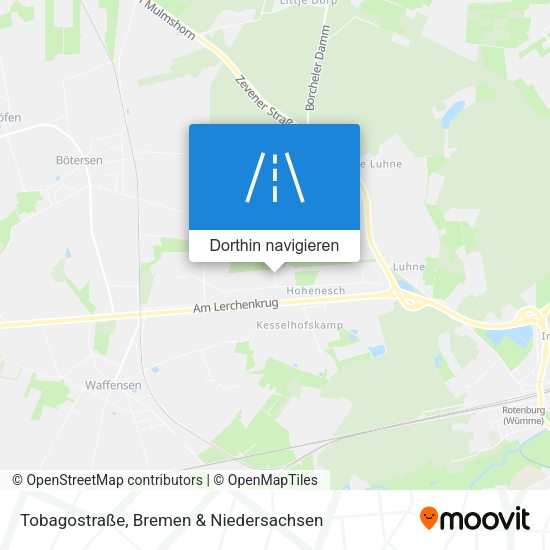 Tobagostraße Karte