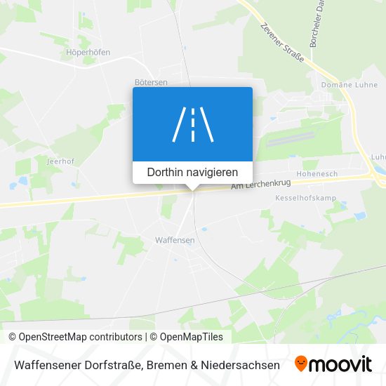 Waffensener Dorfstraße Karte