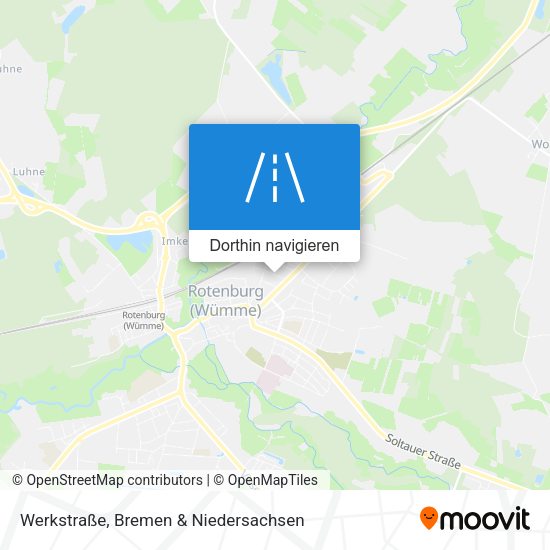Werkstraße Karte