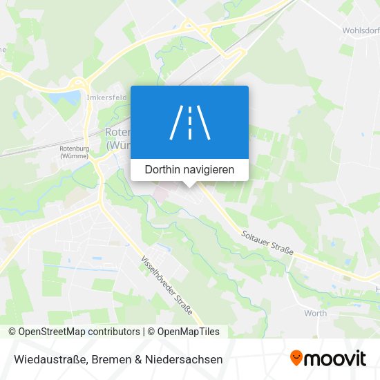Wiedaustraße Karte