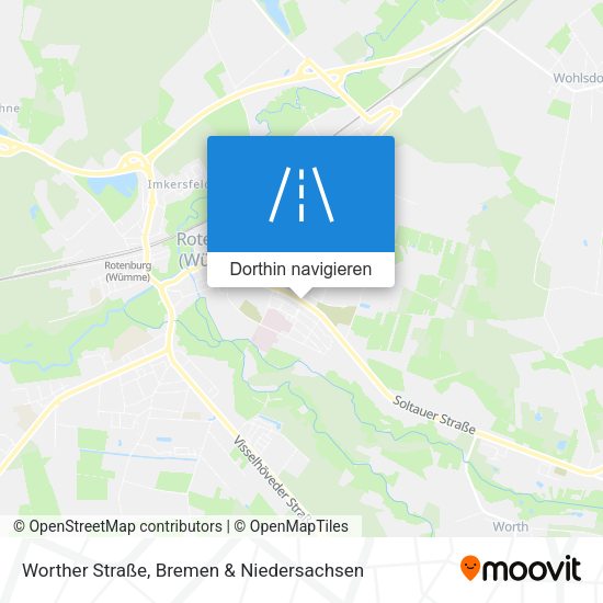 Worther Straße Karte