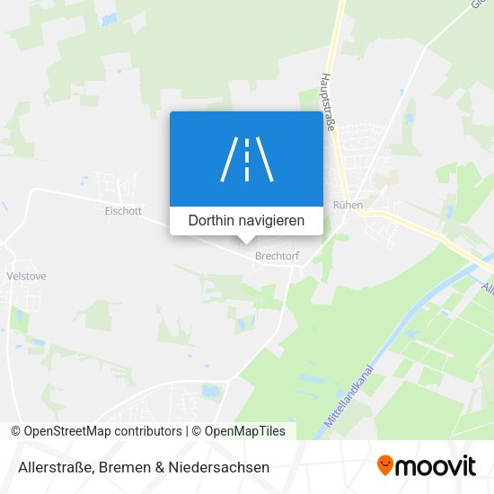 Allerstraße Karte