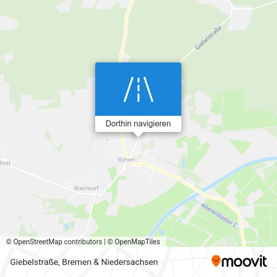 Giebelstraße Karte