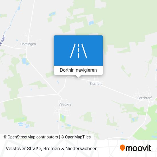 Velstover Straße Karte
