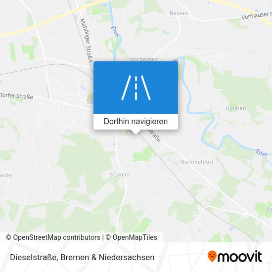 Dieselstraße Karte