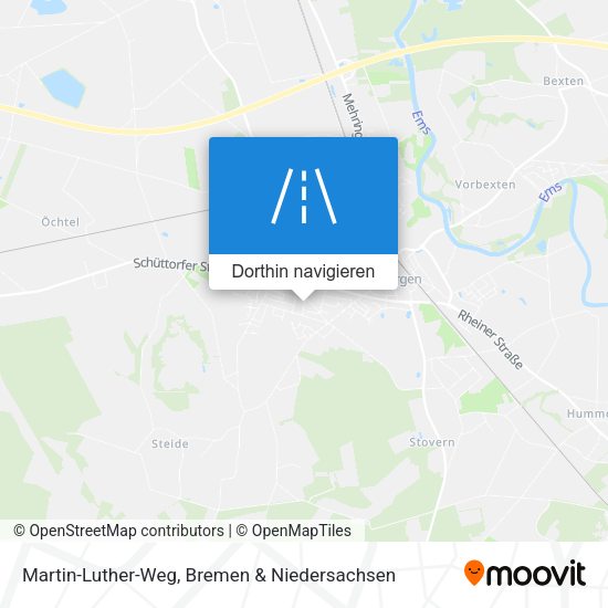 Martin-Luther-Weg Karte