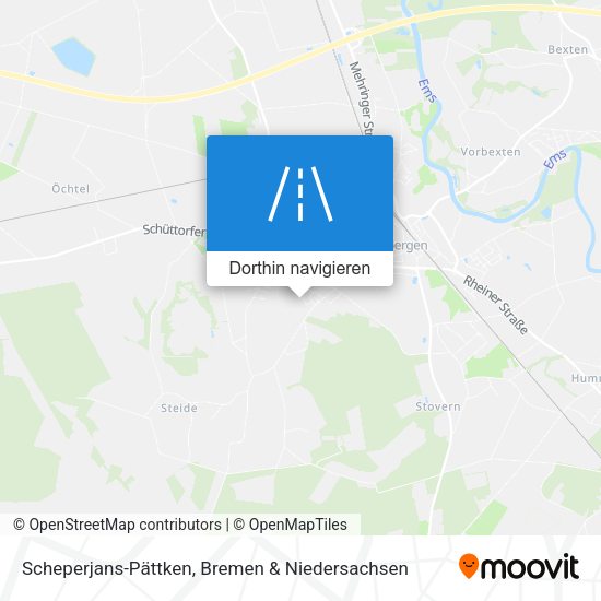 Scheperjans-Pättken Karte