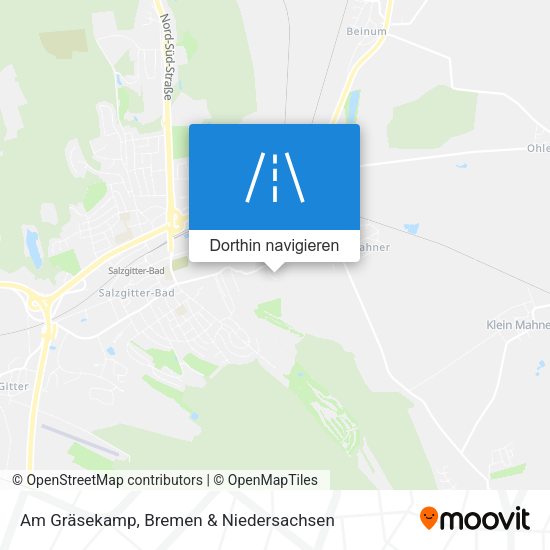 Am Gräsekamp Karte