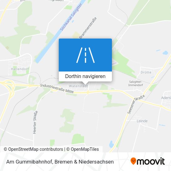 Am Gummibahnhof Karte