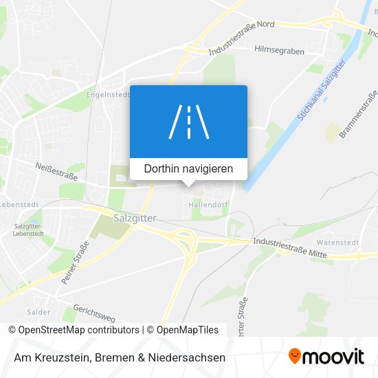 Am Kreuzstein Karte