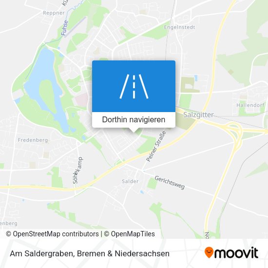 Am Saldergraben Karte