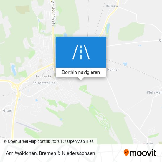 Am Wäldchen Karte