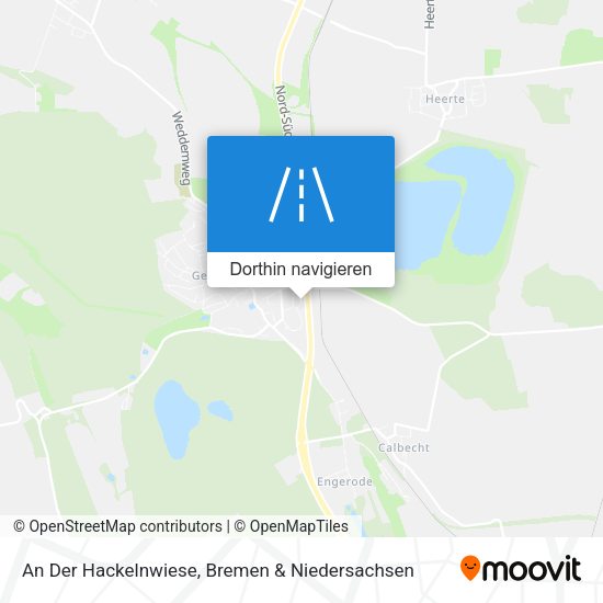 An Der Hackelnwiese Karte