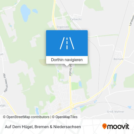 Auf Dem Hügel Karte