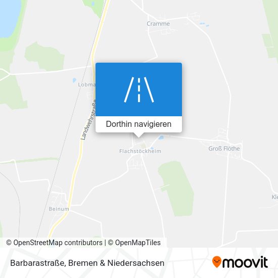 Barbarastraße Karte