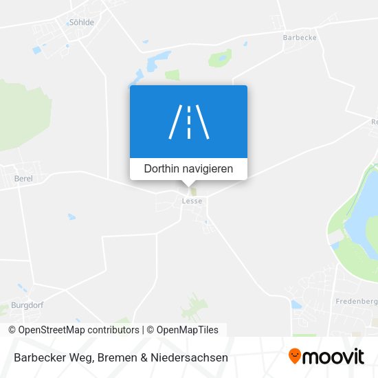 Barbecker Weg Karte