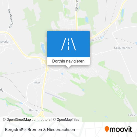 Bergstraße Karte