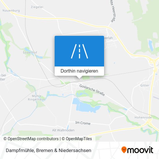 Dampfmühle Karte