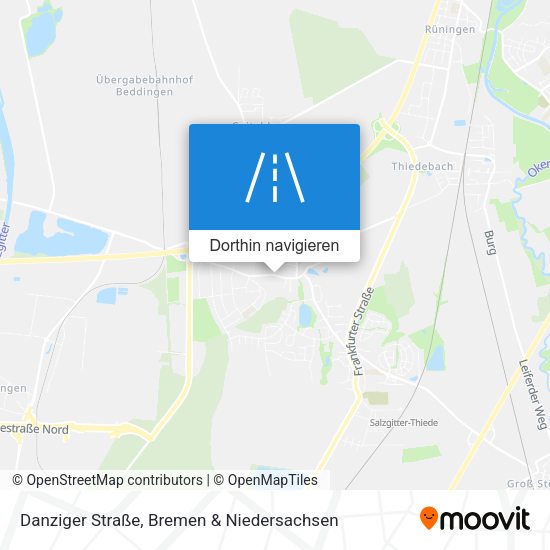 Danziger Straße Karte