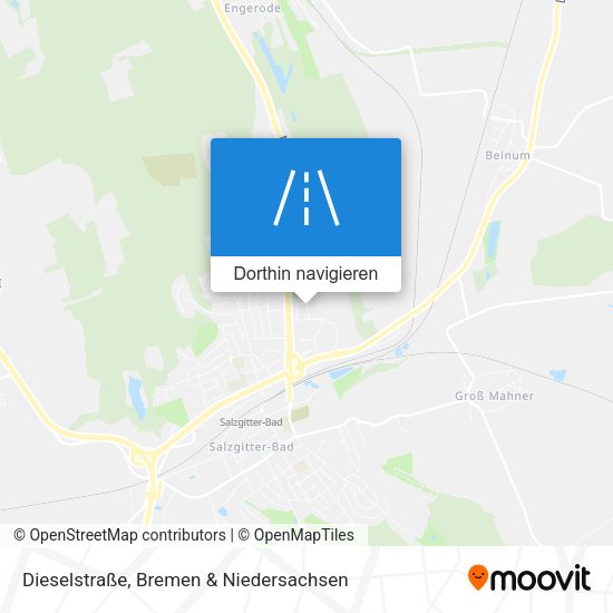 Dieselstraße Karte