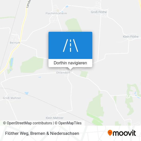 Flöther Weg Karte