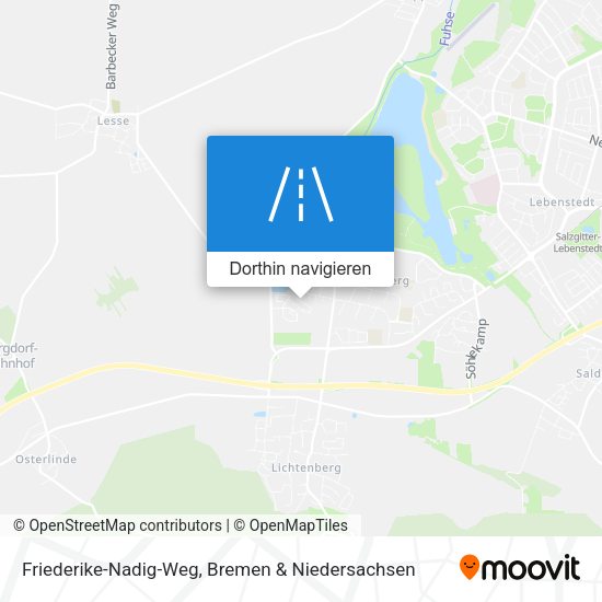 Friederike-Nadig-Weg Karte
