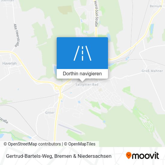 Gertrud-Bartels-Weg Karte