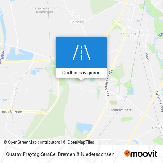 Gustav-Freytag-Straße Karte