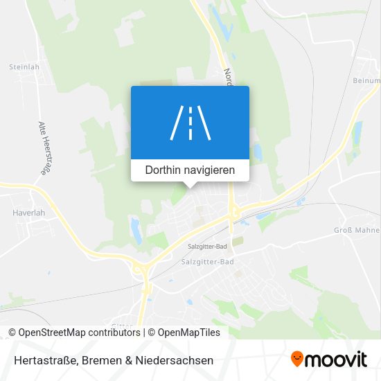 Hertastraße Karte