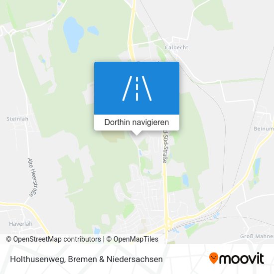 Holthusenweg Karte