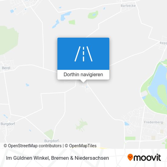 Im Güldnen Winkel Karte