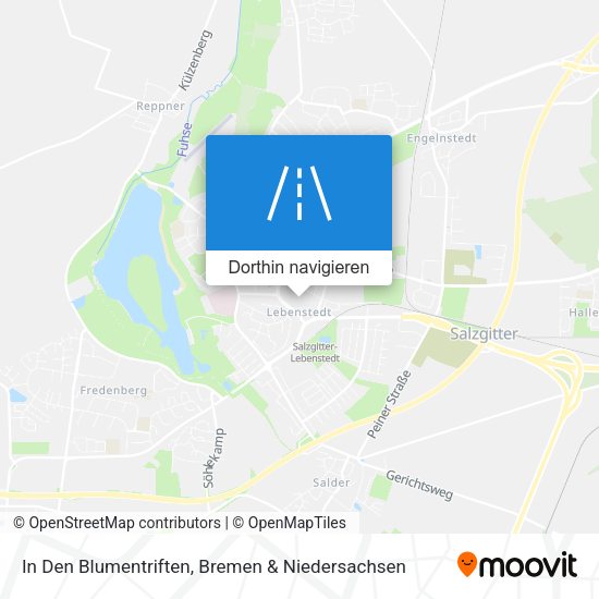 In Den Blumentriften Karte