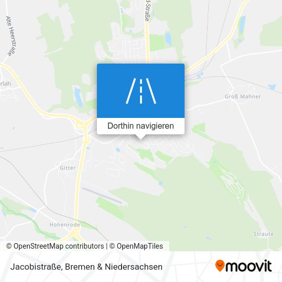 Jacobistraße Karte