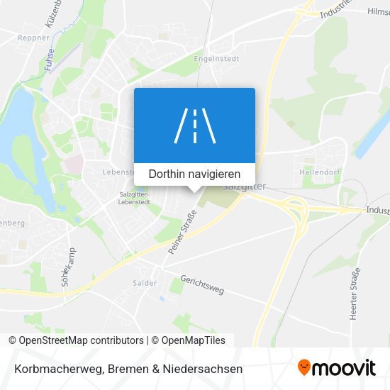 Korbmacherweg Karte