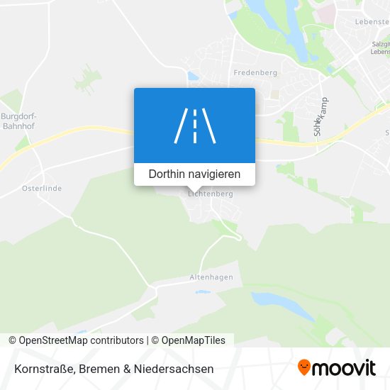 Kornstraße Karte