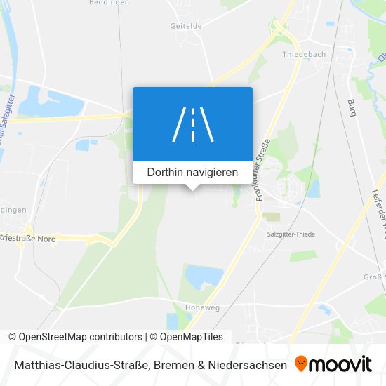 Matthias-Claudius-Straße Karte