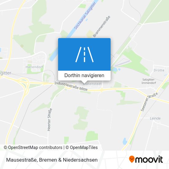 Mausestraße Karte