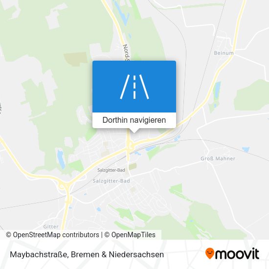 Maybachstraße Karte