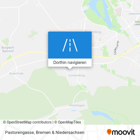 Pastorengasse Karte