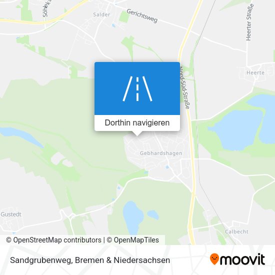 Sandgrubenweg Karte