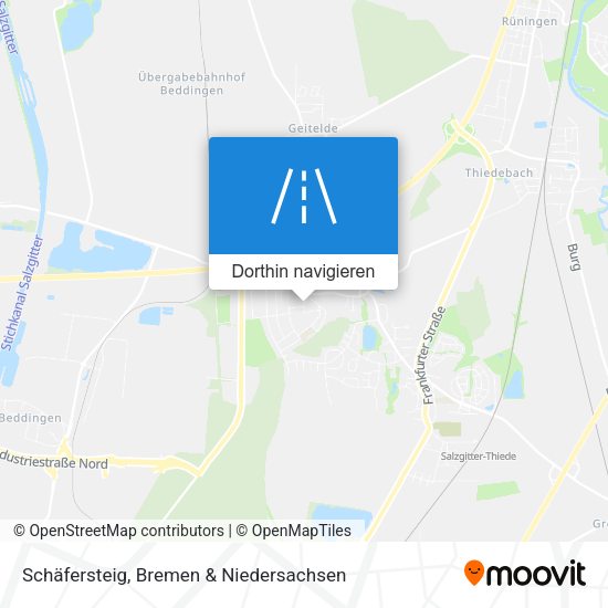 Schäfersteig Karte