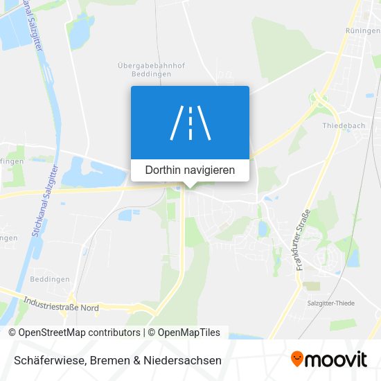 Schäferwiese Karte