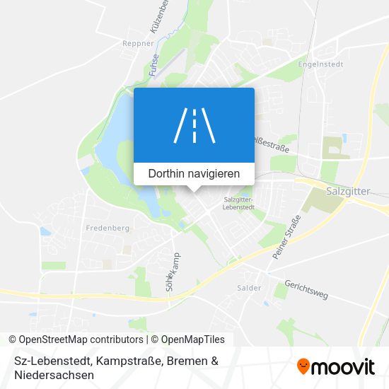 Sz-Lebenstedt, Kampstraße Karte
