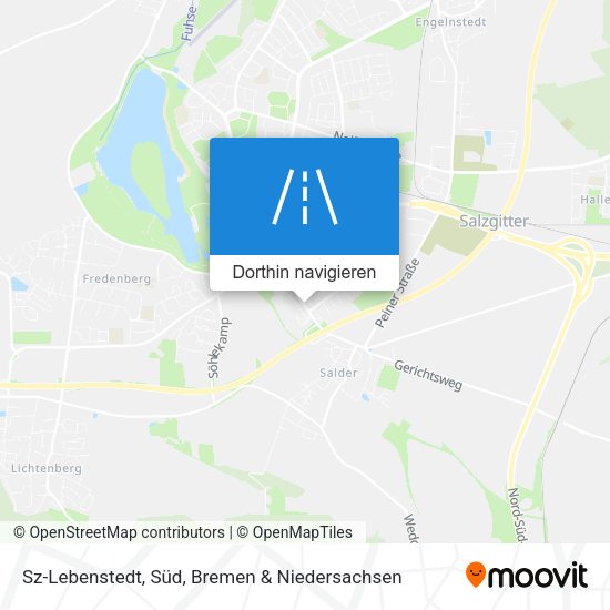 Sz-Lebenstedt, Süd Karte