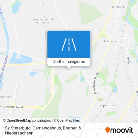 Sz-Steterburg, Gemeindehaus Karte