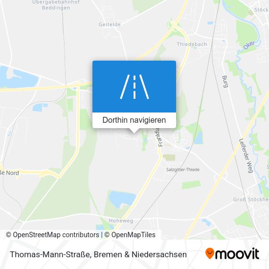 Thomas-Mann-Straße Karte