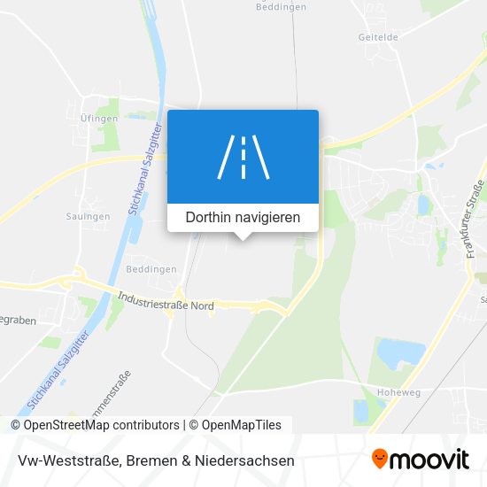 Vw-Weststraße Karte