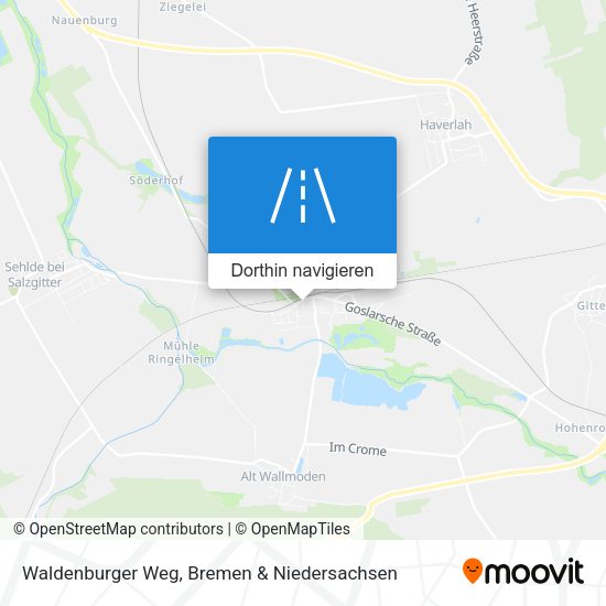 Waldenburger Weg Karte