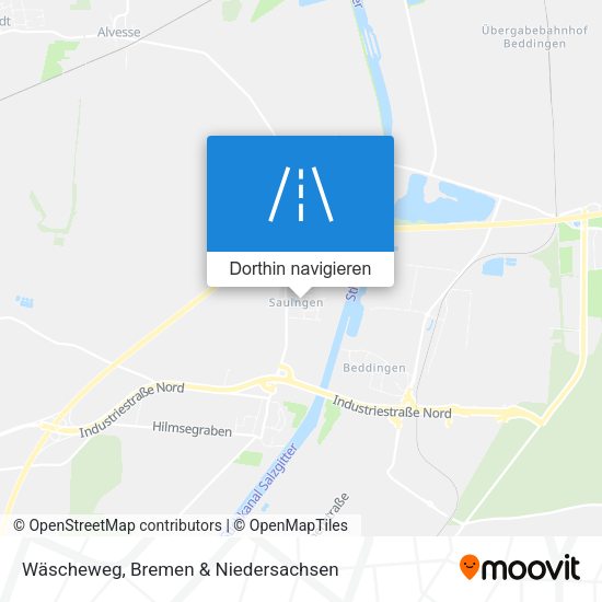 Wäscheweg Karte