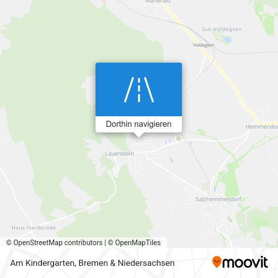 Am Kindergarten Karte